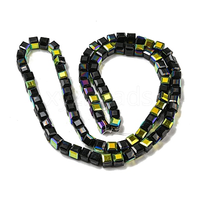Electroplate Glass Beads Strands EGLA-M031-01A-HR07-1