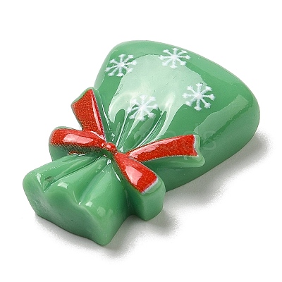 Christmas Theme Opaque Resin Cabochons CRES-M022-02A-1