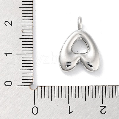 Rack Plating Brass Balloon Letter Pendants X-KK-C050-01P-A-1