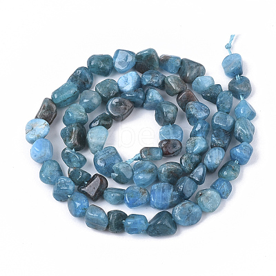 Natural Apatite Beads Strands X-G-S363-046A-1