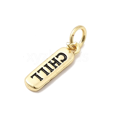 Brass Enamel Charms KK-P338-01G-D01-1