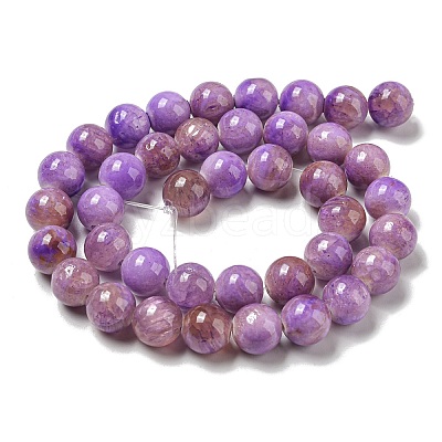 Dyed Natural White Jade Beads Strands G-F764-03B-1