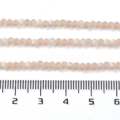 Imitation Jade Glass Beads Strands EGLA-A034-T2mm-MB20-1