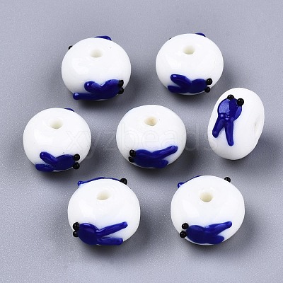 Handmade Bumpy Lampwork Beads LAMP-S194-004A-1