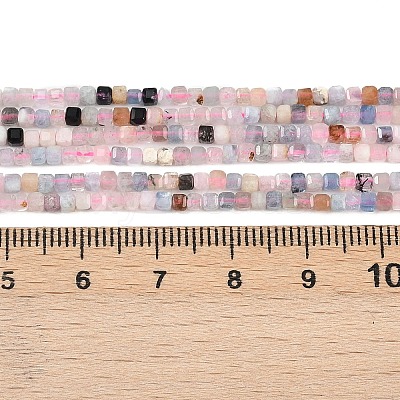 Natural Morganite Beads Strands G-L628-D04-2x2mm-1