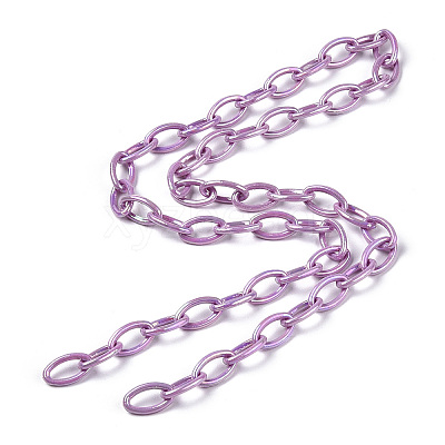 Acrylic Opaque Cable Chains X-PACR-N009-001E-1