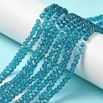 Transparent Glass Beads Strands EGLA-A035-T3mm-D12-1
