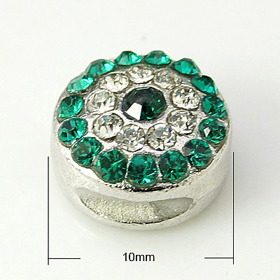 Alloy Rhinestone Beads LS-RB-E007-1-1
