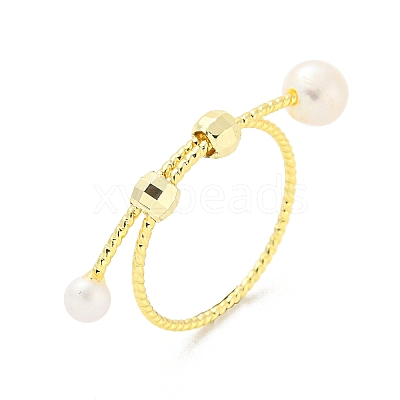 Brass Finger Ring RJEW-H220-42G-1