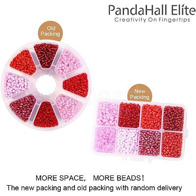 8/0 Round Glass Seed Beads SEED-PH0006-3mm-05-1