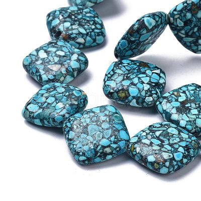 Synthetic Turquoise Beads Strands G-C180-08-1