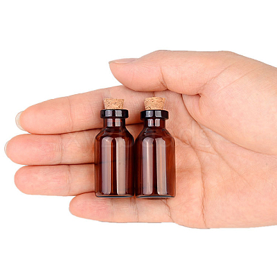 Cork Glass Bead Containers PW-WG8D030-01-1