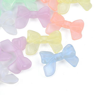 Transparent Luminous Acrylic Beads TACR-T007-11-1
