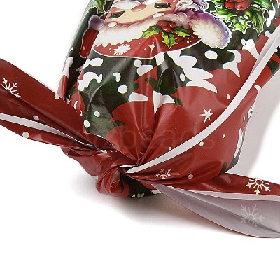 Christmas Theme Rabbit Shaped Candy Plastic Bags ABAG-Q053-04A-1