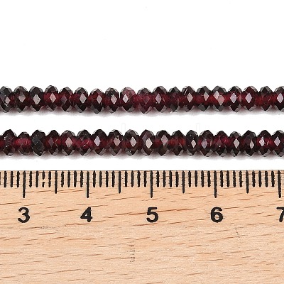 Natural Garnet Beads Strands G-B175-A03-2x4mm-1