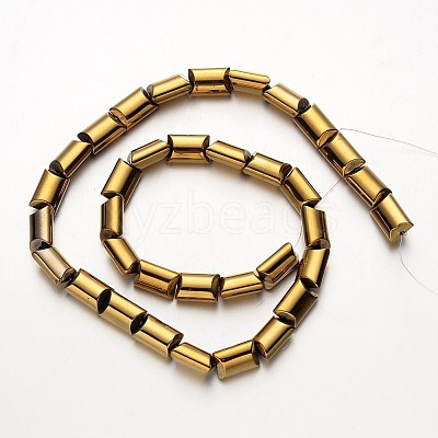 Electroplate Non-magnetic Synthetic Hematite Beads Strands G-F300-02-03-1