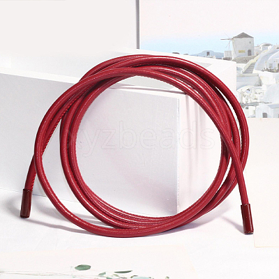 Round PU Leather Cord Tie Knot Belts for Dress DIY-WH20007-802B-05-1