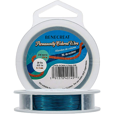 Round Copper Wire for Jewelry Making CWIR-BC0001-0.3mm-03B-1