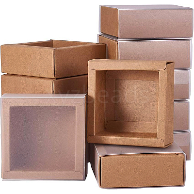 Kraft Paper Jewelry Boxes CON-WH0068-65A-1