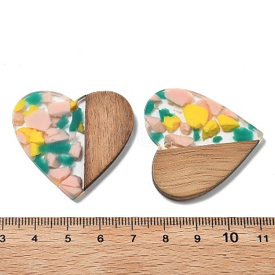 Resin and Walnut Pendants FIND-R051-09D-1