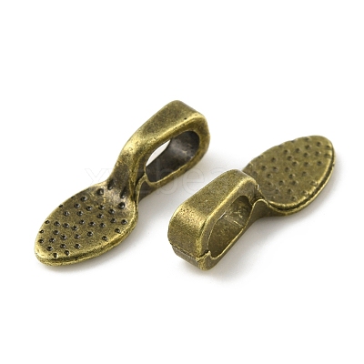 Alloy Glue-on Flat Pad Bails X-PALLOY-K005-01AB-1