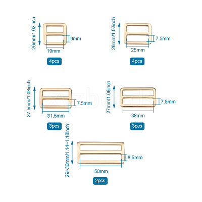 Alloy Buckles PALLOY-TA0002-11LG-1
