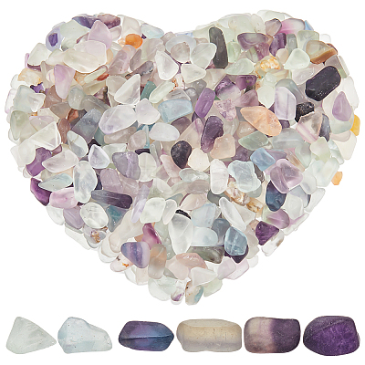 500G Natural Fluorite Beads G-SP0001-11-1