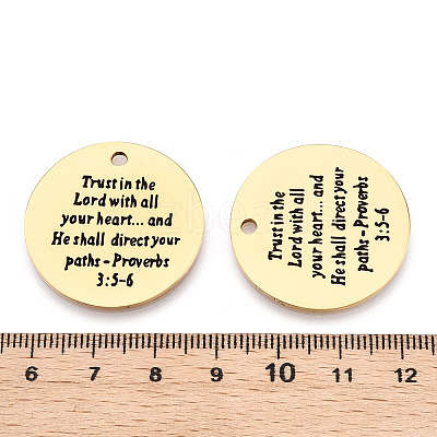 201 Stainless Steel Pendants LS-STAS-T064-37G-23-1