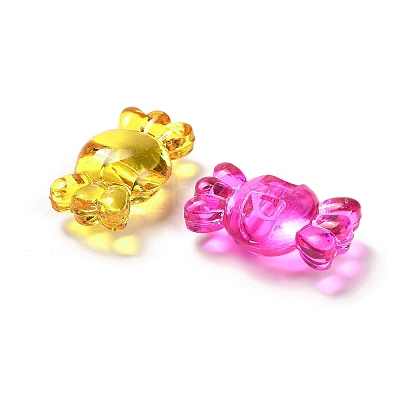 Transparent Acrylic Beads OACR-Z016-26-1