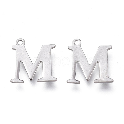 Tarnish Resistant 304 Stainless Steel Charms STAS-H112-M-P-1