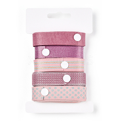 Polyester & Polycotton Ribbons Sets SRIB-P022-01D-01-1