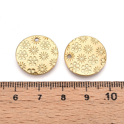 304 Stainless Steel Pendants STAS-N109-01G-1