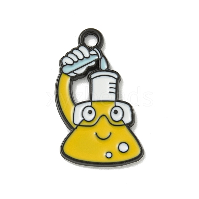 Chemistry Science Theme Alloy Enamel Pendants ENAM-I060-14C-1