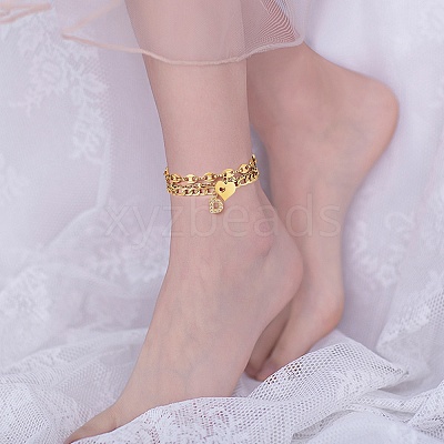 Anklets Sets AJEW-AN00383-05-1