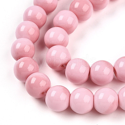 Baking Paint Glass Beads X1-DGLA-N012-10mm-01-1