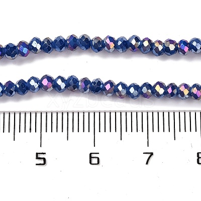Baking Electroplate Glass Beads Strands LS-DGLA-A039-J2MM-B04-1