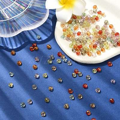 50G 10 Colors Transparent Acrylic Beads FIND-CJ0002-86-1