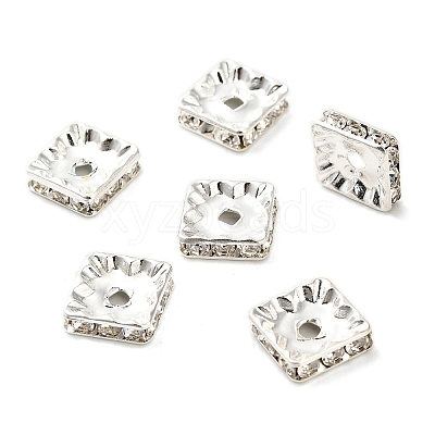 Brass Rhinestone Spacer Beads LS-KK-I362-01A-01S-1