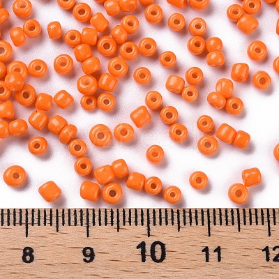 Baking Paint Glass Seed Beads SEED-US0003-4mm-K4-1