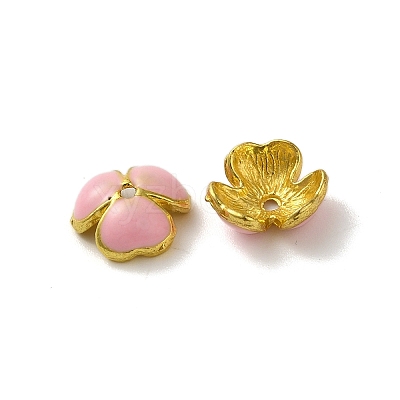 Alloy Enamel Beads Caps FIND-G074-02N-1