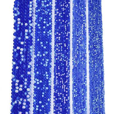 Transparent Glass Beads Strands EGLA-A044-T2mm-MB31-1