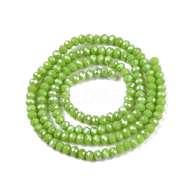 Electroplate Glass Beads Strands EGLA-A044-P1mm-A30-1