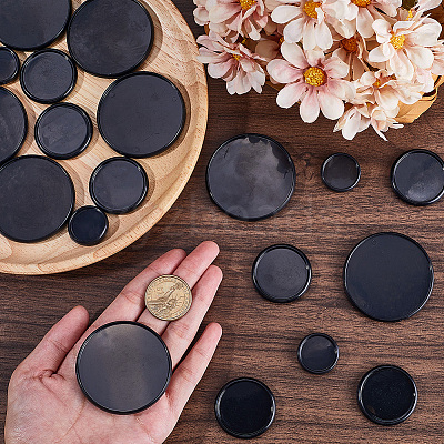 36Pcs 3 Styles Plastic Loose Leaf Ring Round Binder Discs DIY-CP0010-96B-1