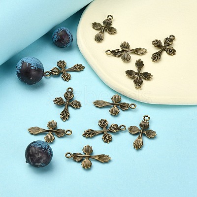 Tibetan Style Alloy Gothic Pendants MLF0175Y-NF-1