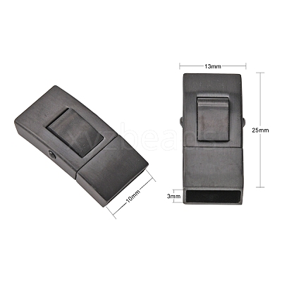304 Stainless Steel Bayonet Clasps STAS-I171-10EB-1