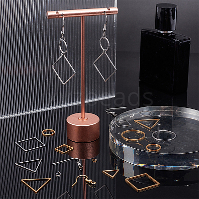 Geometry Charm Drop Earring DIY Making Kit DIY-UN0003-01-1