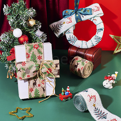 10 Yards 2 Colors Christmas Theme Jute Cord OCOR-TA0002-09B-1