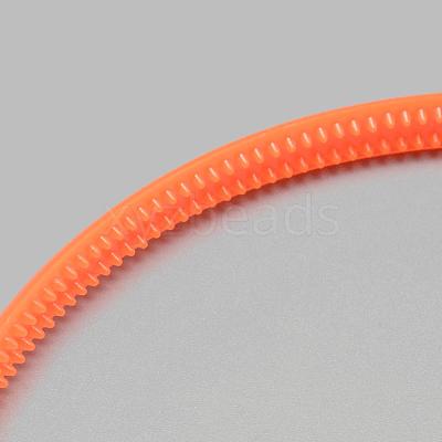 Plain Plastic Hair Band Findings OHAR-Q275-02D-1