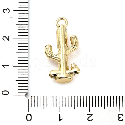 Brass Micro Pave Cubic Zirconia Pendants KK-L229-066G-1