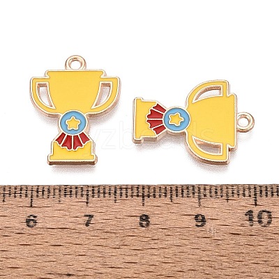 Alloy Enamel Pendants ENAM-Q004-01KCG-14-1
